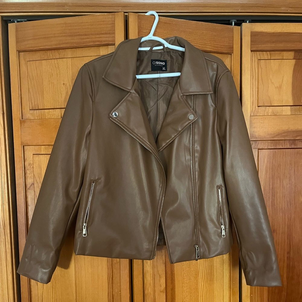 CI Sono Leather Moto Jacket